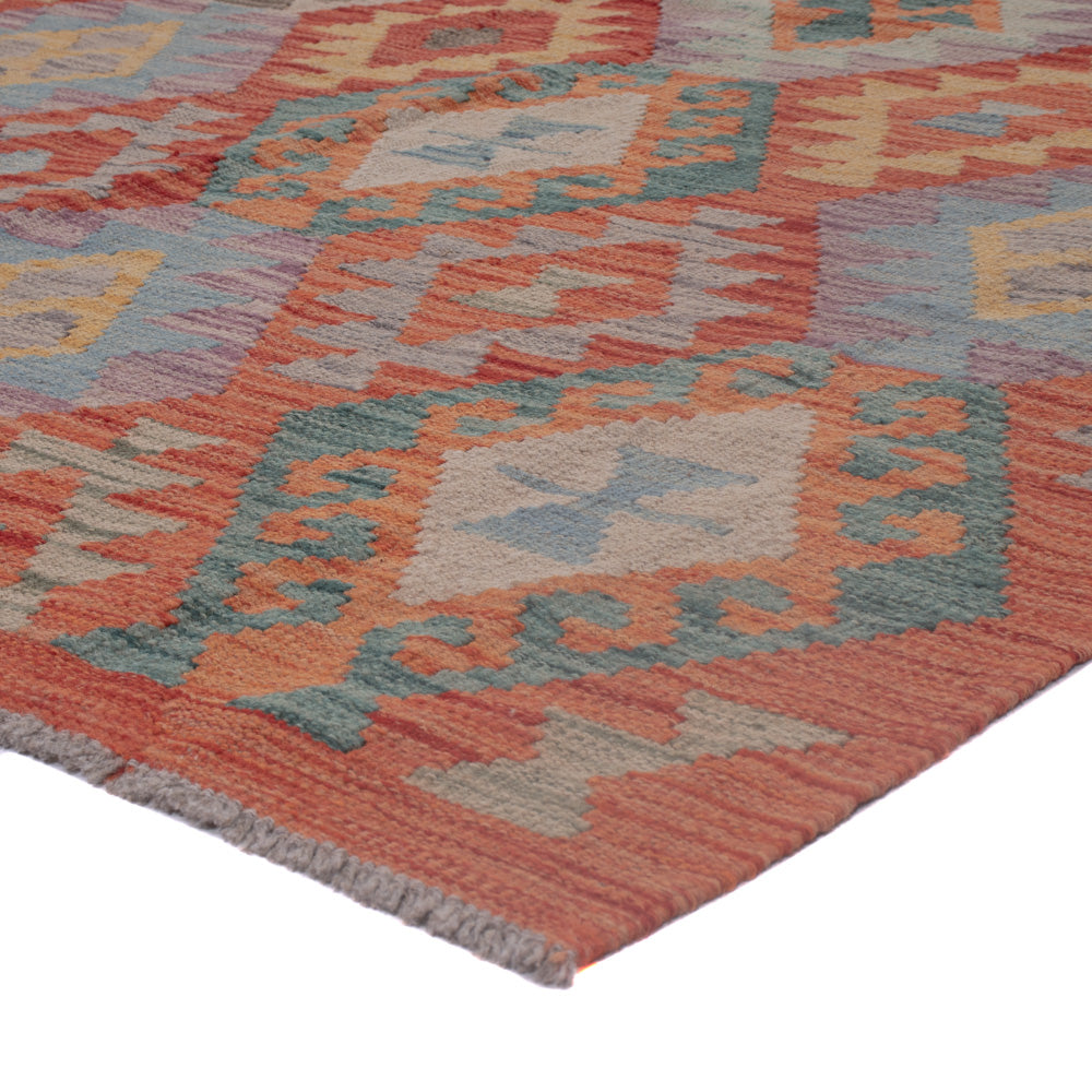 Kelim Rug - Splash - 200 x 155 cm - multicolored