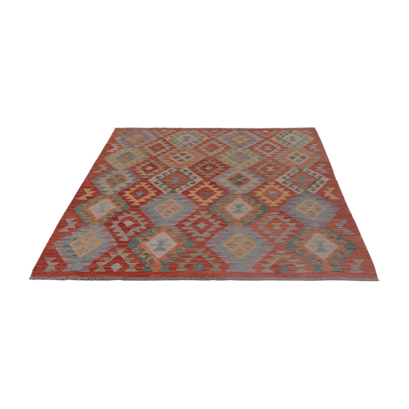 Kelim Rug - Splash - 200 x 155 cm - multicolored
