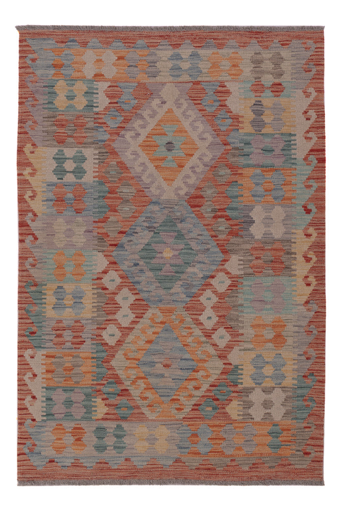 Kelim Rug - Splash - 149 x 102 cm - multicolored
