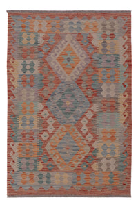 Kelim Rug - Splash - 149 x 102 cm - multicolored