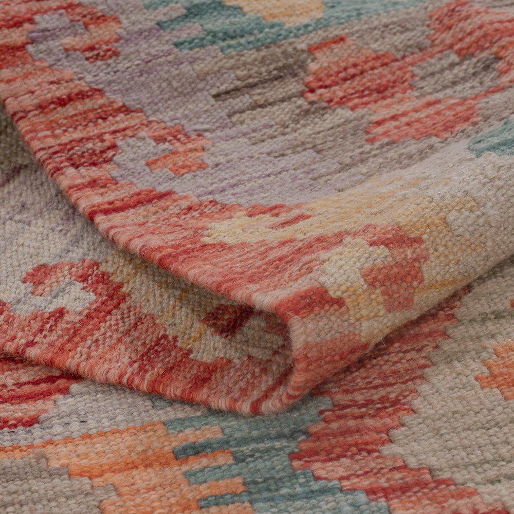 Kelim Rug - Splash - 149 x 102 cm - multicolored