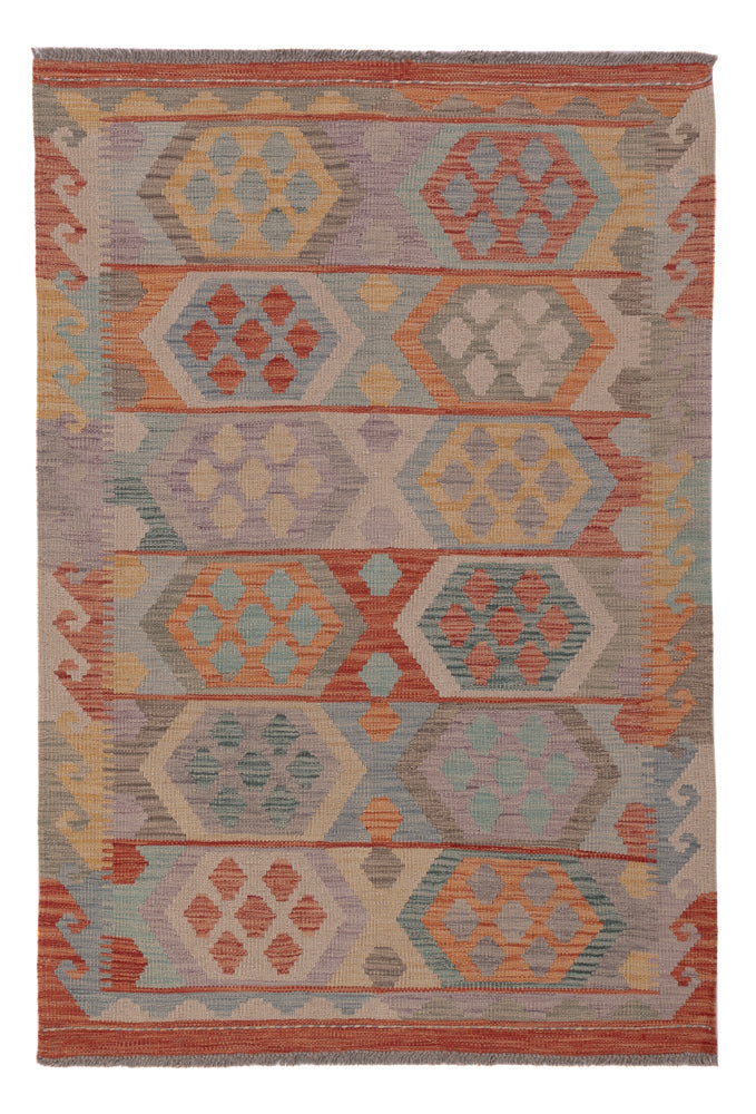 Kelim Rug - Splash - 150 x 104 cm - multicolored