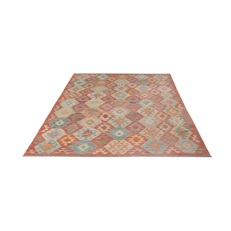 Kelim Rug - Splash - 243 x 179 cm - multicolored