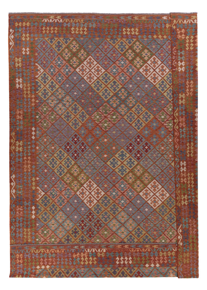 Runner Kelim Rug - Splash - 507 x 360 cm - multicolored