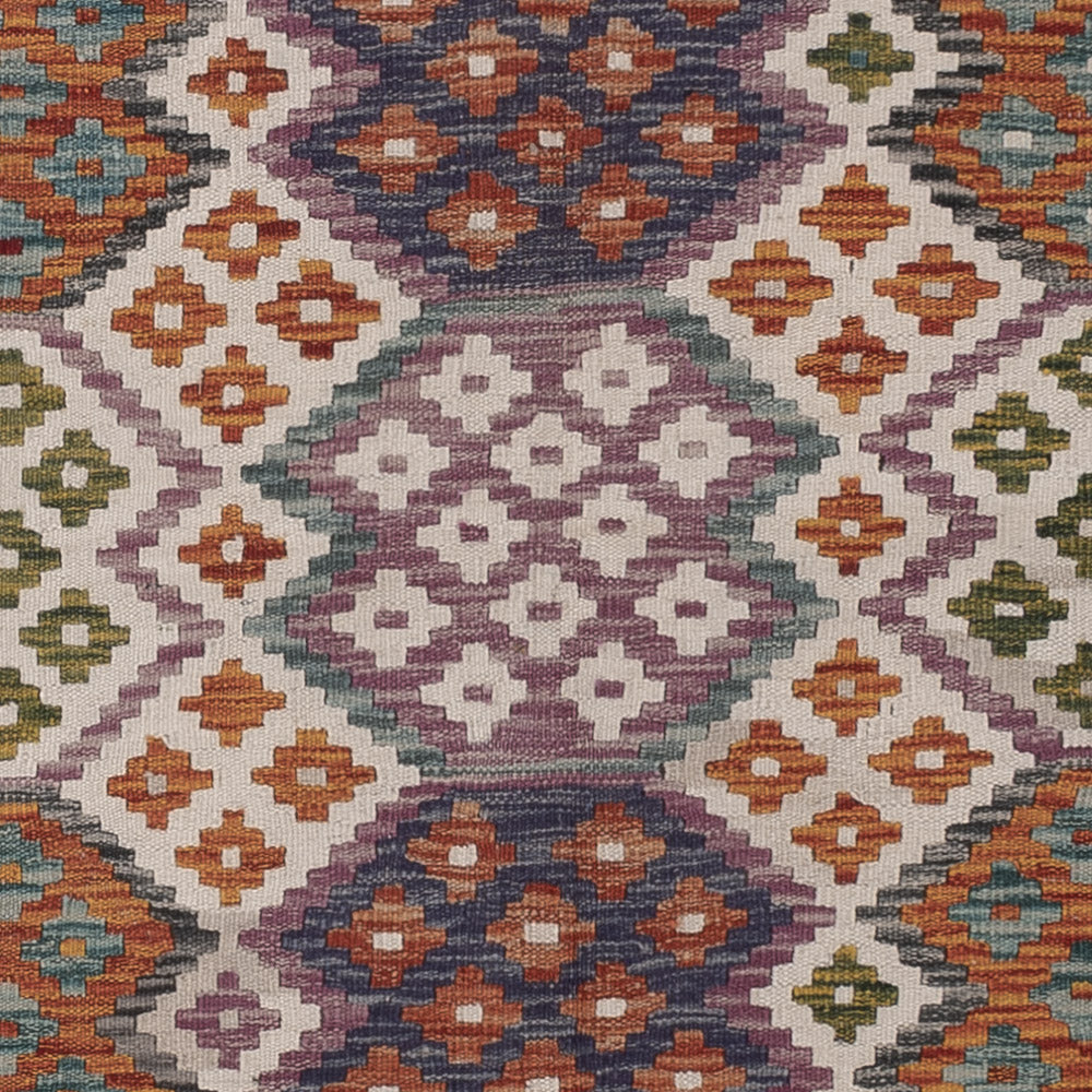 Kelim Rug - Splash - 291 x 207 cm - multicolored