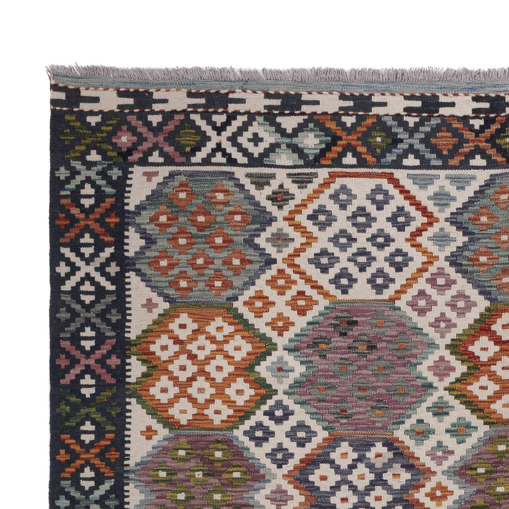 Kelim Rug - Splash - 291 x 207 cm - multicolored