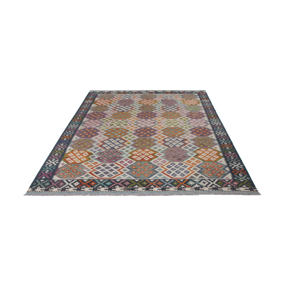 Kelim Rug - Splash - 291 x 207 cm - multicolored