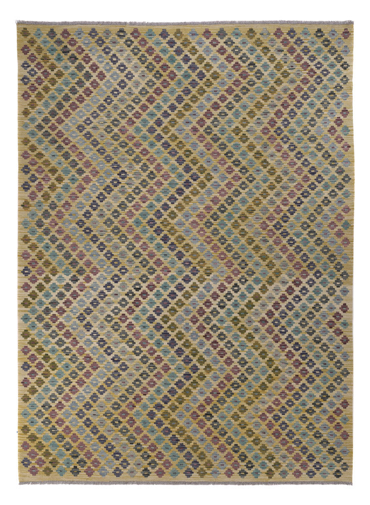 Kelim Rug - Splash - 295 x 212 cm - multicolored