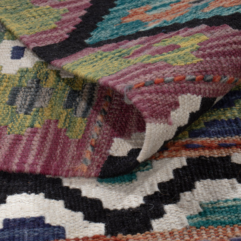 Kelim Rug - Splash - 288 x 203 cm - multicolored