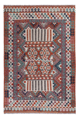 Kelim Rug - Splash - 309 x 209 cm - multicolored