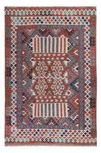 Kelim Rug - Splash - 309 x 209 cm - multicolored