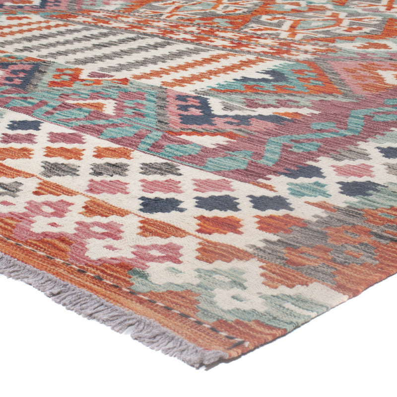 Kelim Rug - Splash - 309 x 209 cm - multicolored