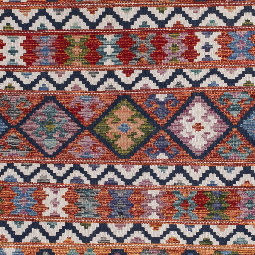 Kelim Rug - Splash - 296 x 211 cm - multicolored