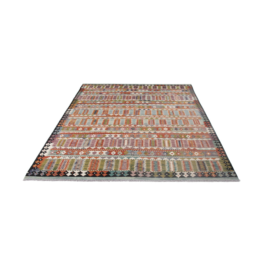 Kelim Rug - Splash - 298 x 204 cm - multicolored