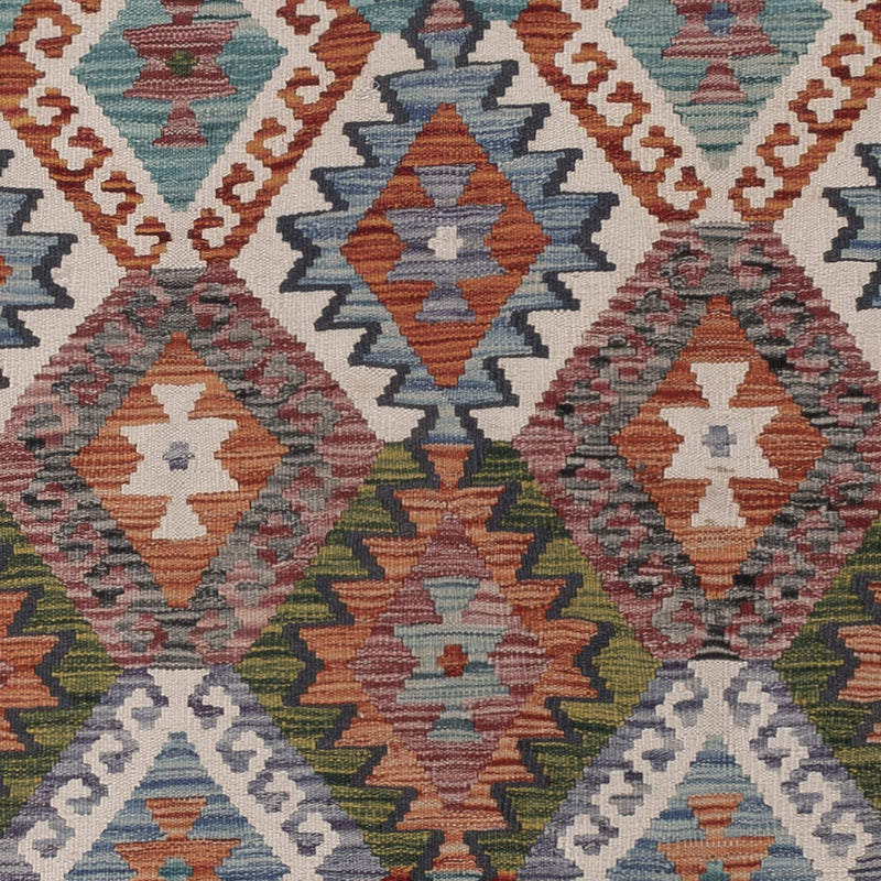 Kelim Rug - Splash - 316 x 205 cm - multicolored