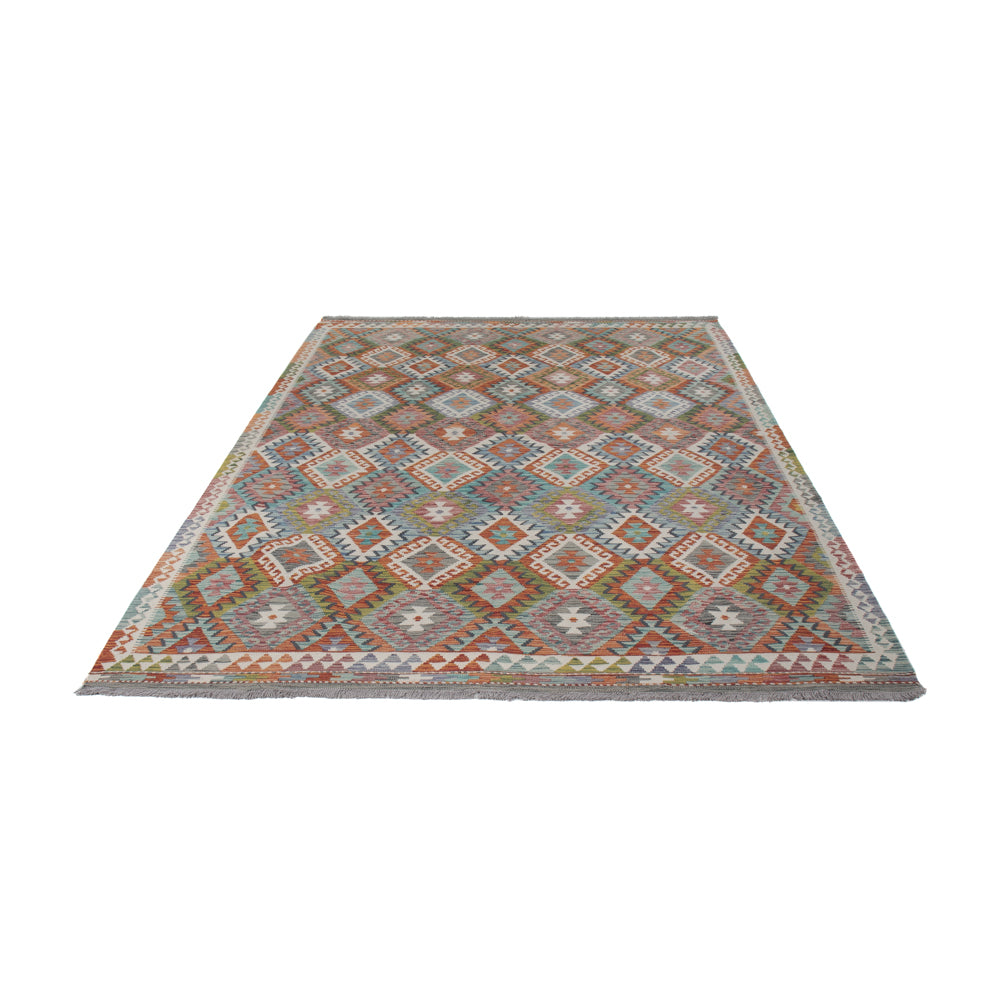 Kelim Rug - Splash - 316 x 205 cm - multicolored