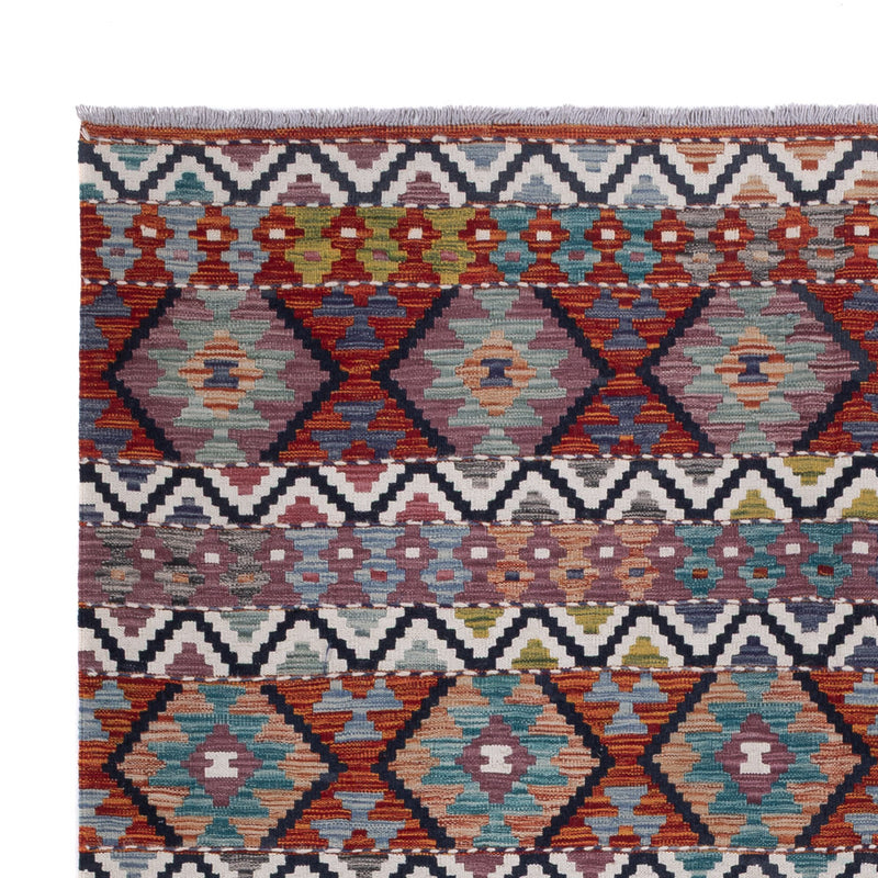 Kelim Rug - Splash - 303 x 198 cm - multicolored