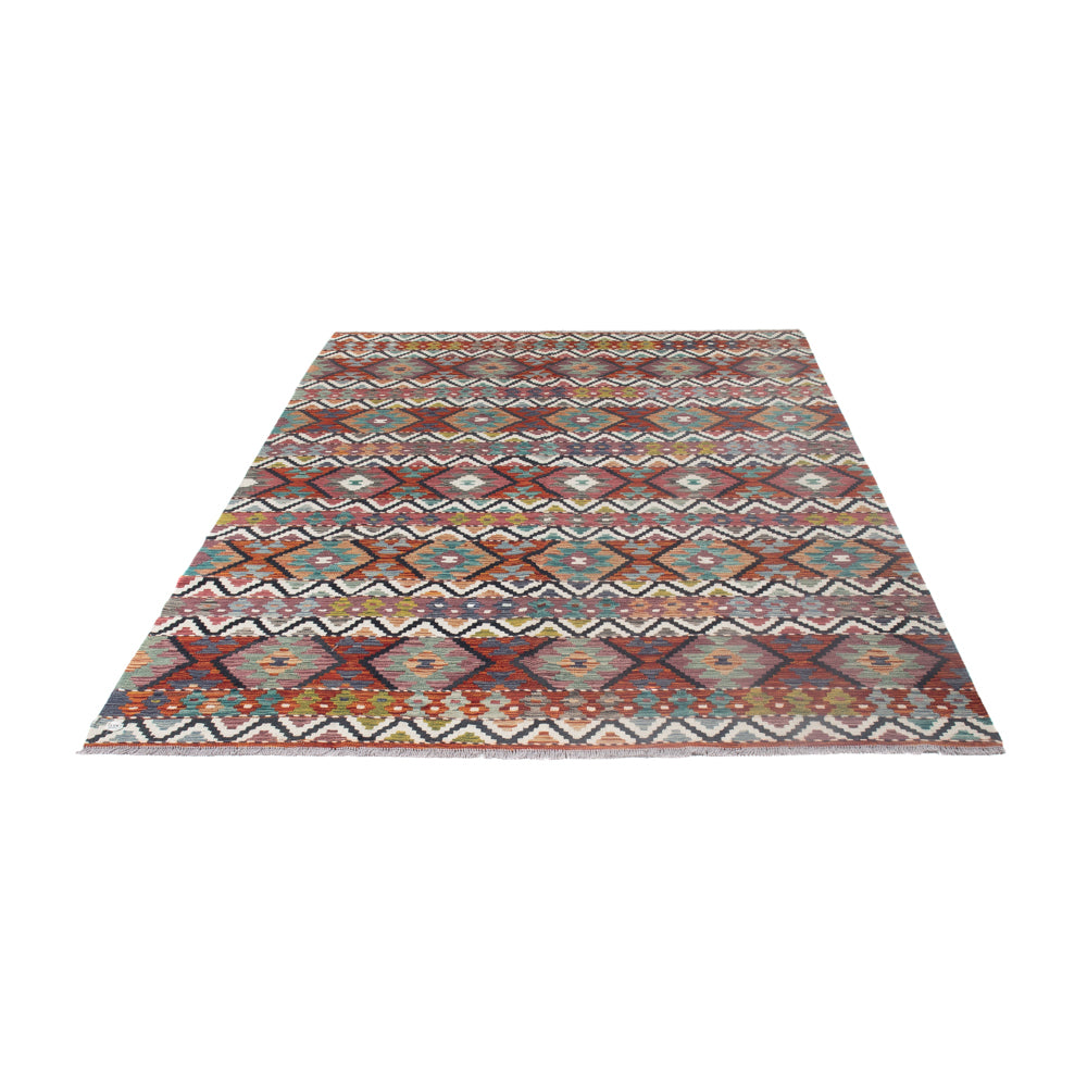 Kelim Rug - Splash - 303 x 198 cm - multicolored