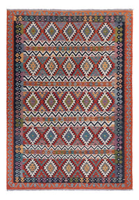 Kelim Rug - Splash - 295 x 211 cm - multicolored