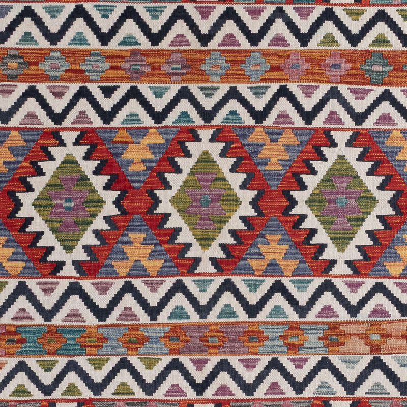 Kelim Rug - Splash - 295 x 211 cm - multicolored