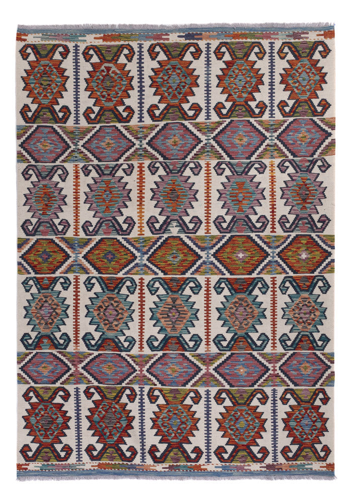 Kelim Rug - Splash - 238 x 183 cm - multicolored