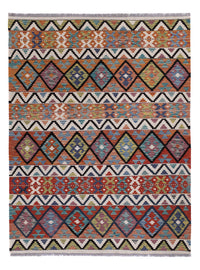 Kelim Rug - Splash - 237 x 176 cm - multicolored