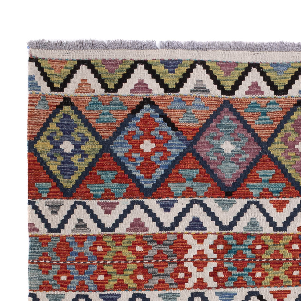 Kelim Rug - Splash - 237 x 176 cm - multicolored