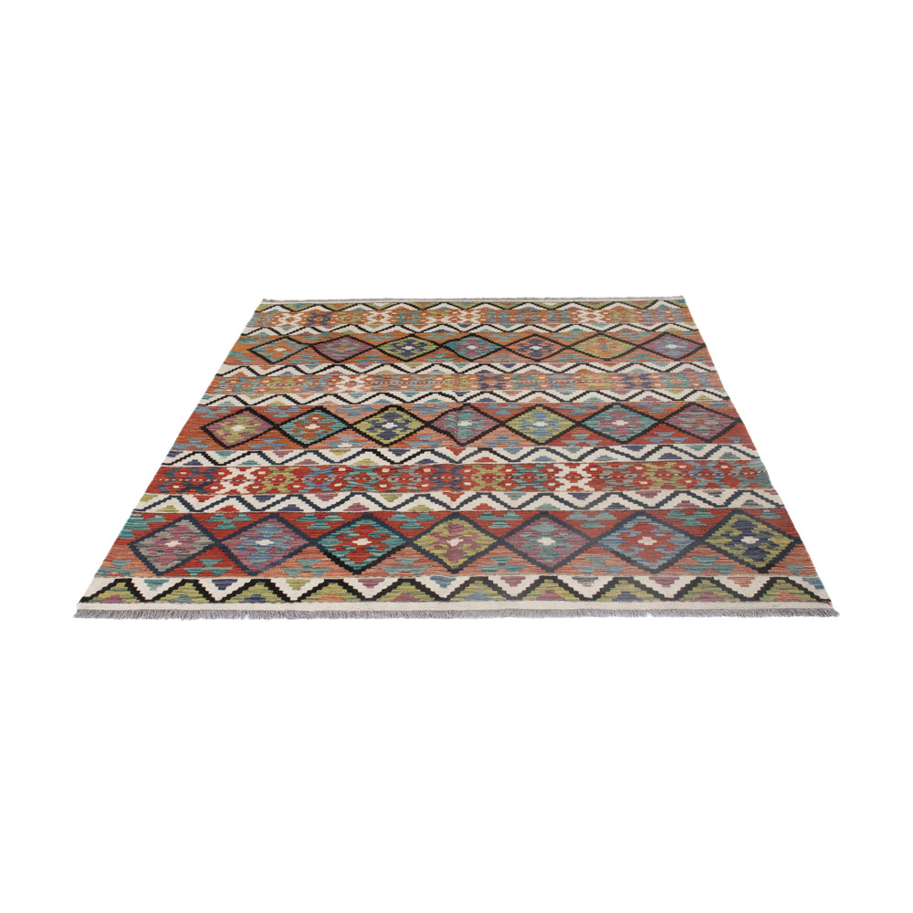 Kelim Rug - Splash - 237 x 176 cm - multicolored