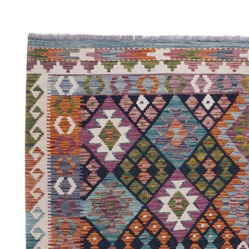 Kelim Rug - Splash - 252 x 177 cm - multicolored