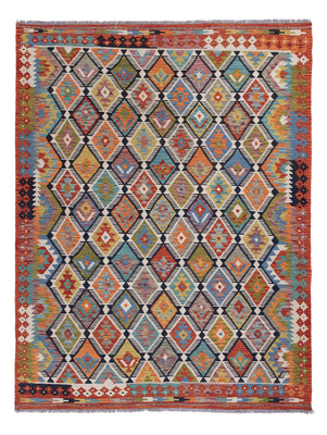 Kelim Rug - Splash - 240 x 180 cm - multicolored