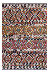 Kelim Rug - Splash - 256 x 175 cm - multicolored