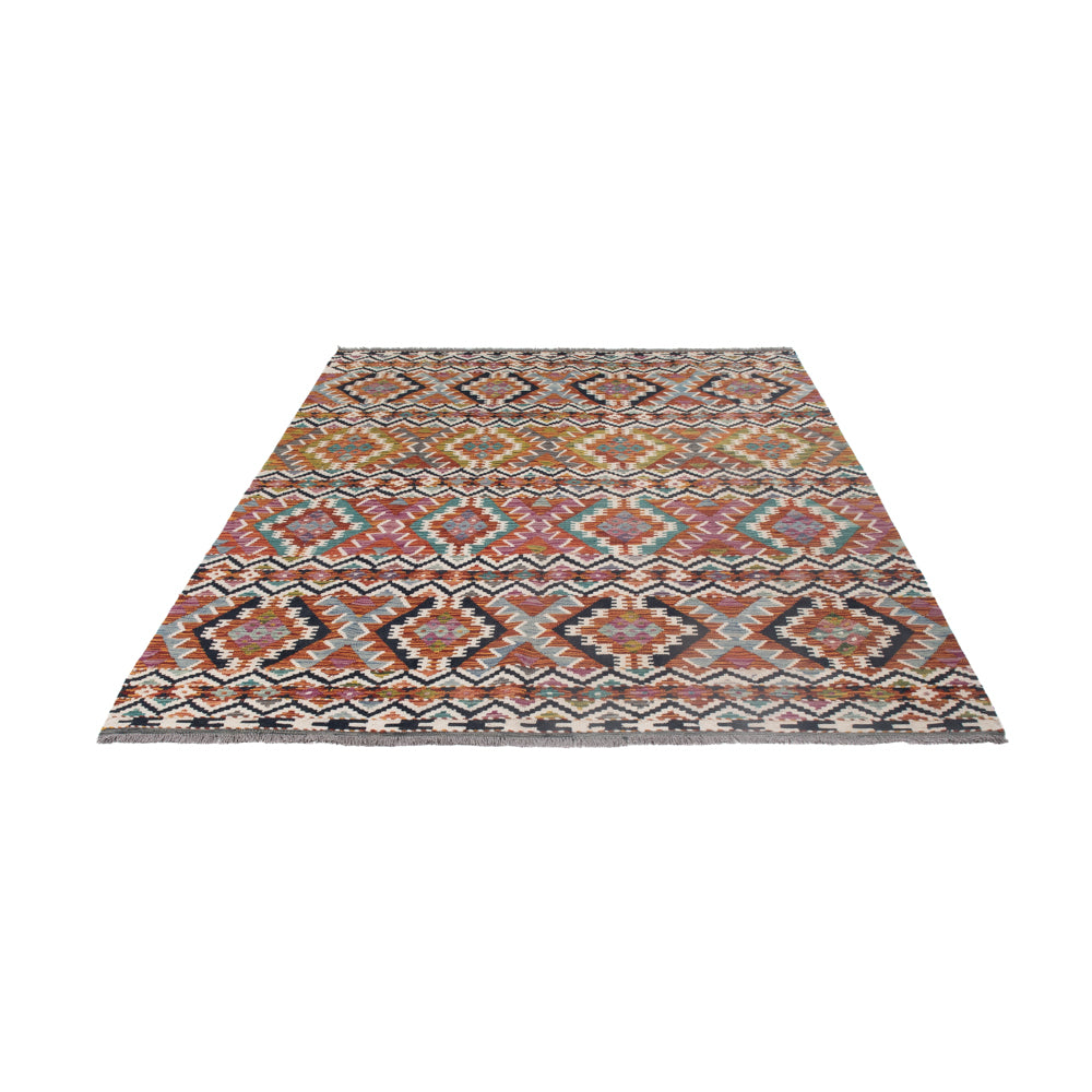 Kelim Rug - Splash - 256 x 175 cm - multicolored