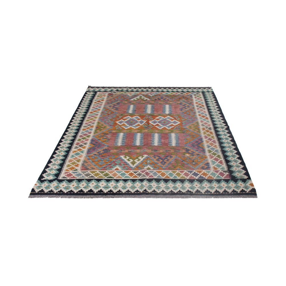 Kelim Rug - Splash - 248 x 178 cm - multicolored