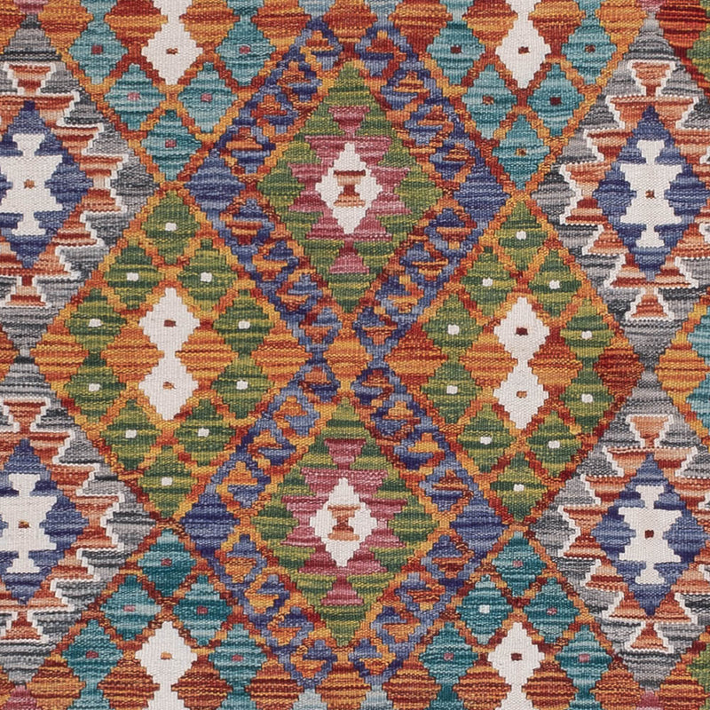 Kelim Rug - Splash - 247 x 178 cm - multicolored