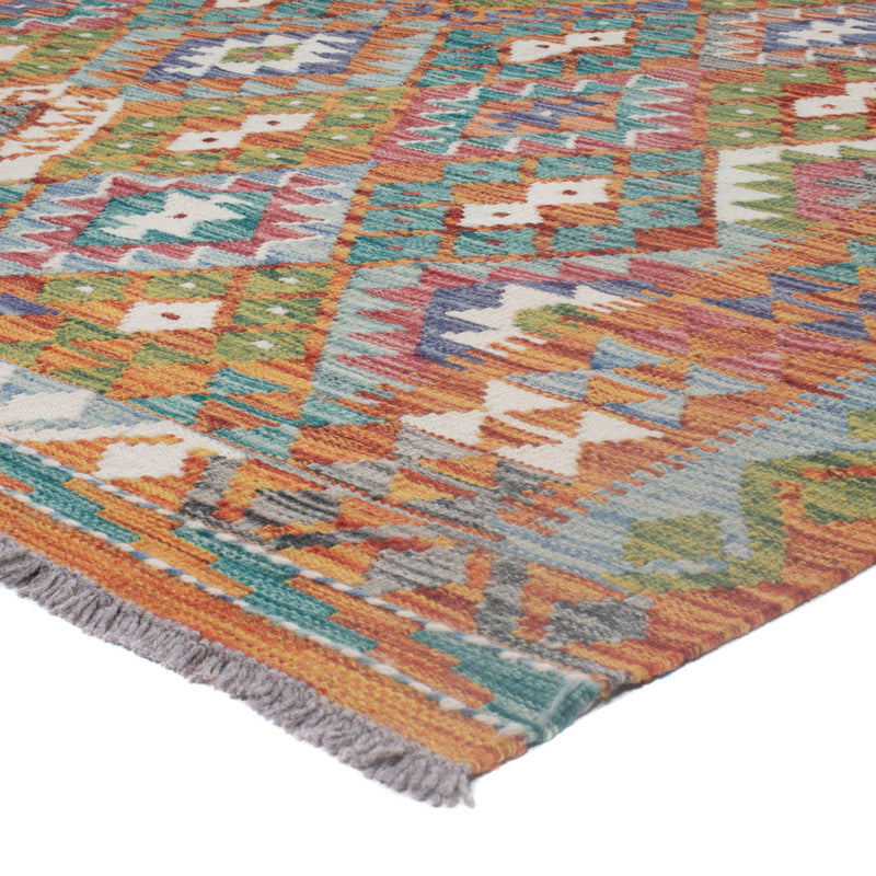 Kelim Rug - Splash - 247 x 178 cm - multicolored
