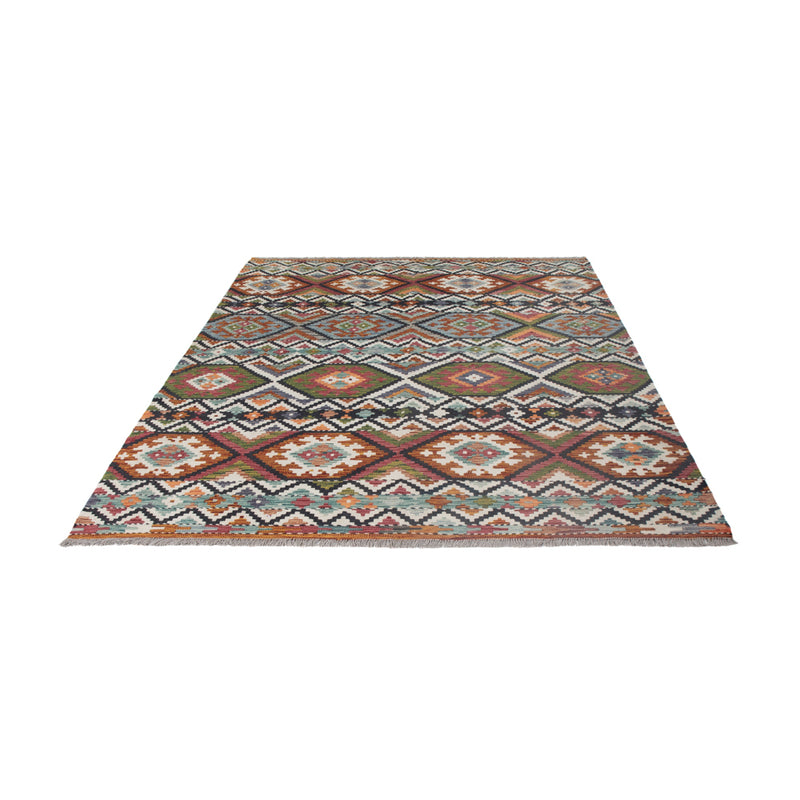 Kelim Rug - Splash - 256 x 190 cm - multicolored
