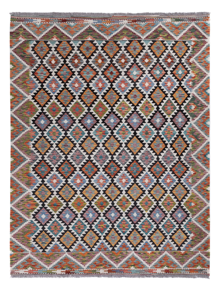 Kelim Rug - Splash - 241 x 185 cm - multicolored