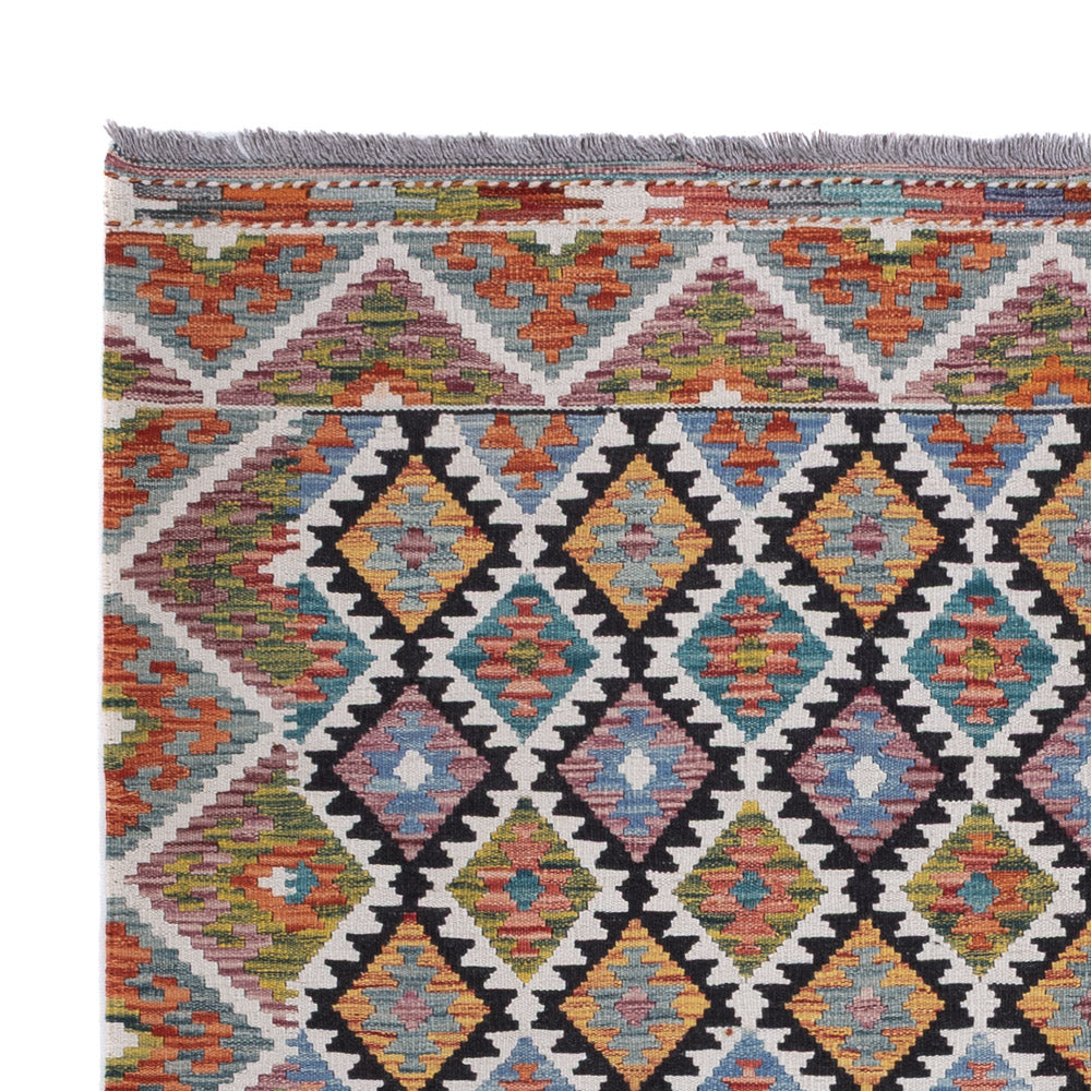 Kelim Rug - Splash - 241 x 185 cm - multicolored