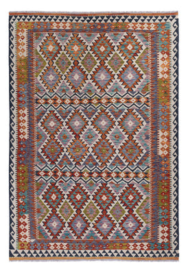Kelim Rug - Splash - 253 x 176 cm - multicolored