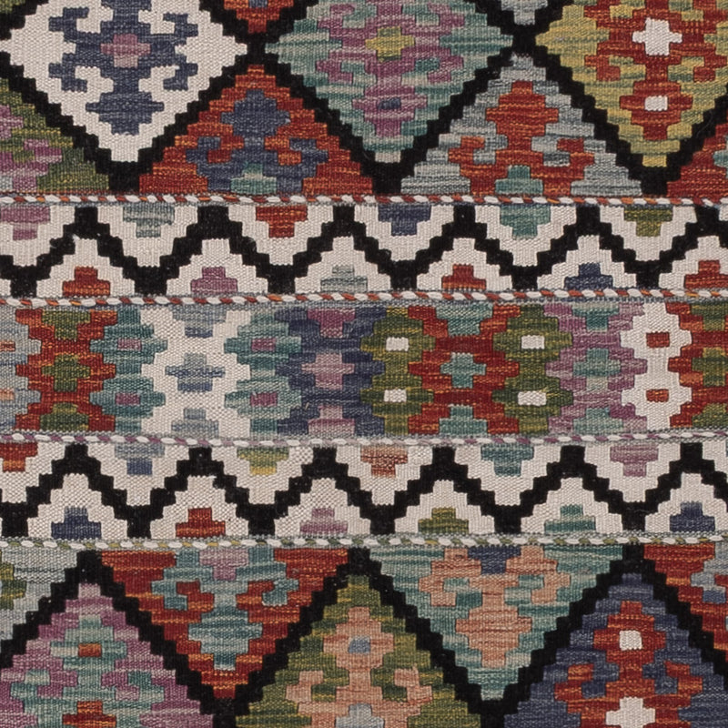 Kelim Rug - Splash - 287 x 197 cm - multicolored