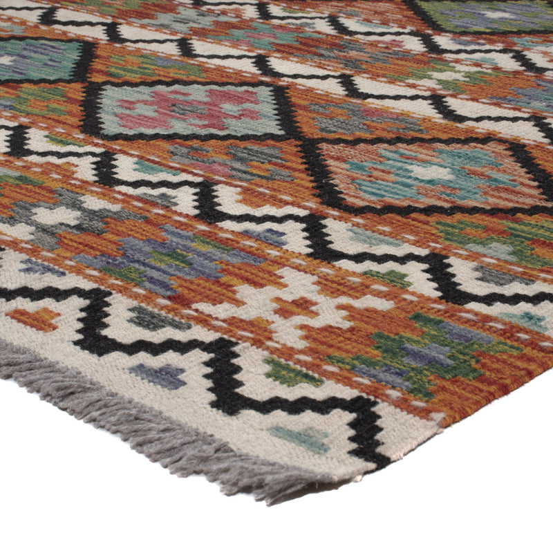 Kelim Rug - Splash - 293 x 207 cm - multicolored