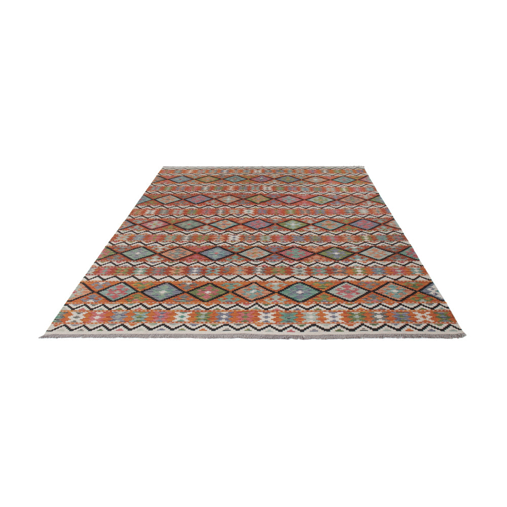 Kelim Rug - Splash - 293 x 207 cm - multicolored