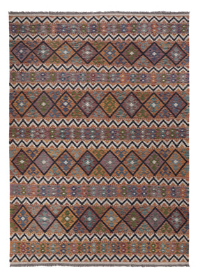 Kelim Rug - Splash - 301 x 212 cm - multicolored