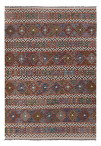 Kelim Rug - Splash - 294 x 206 cm - multicolored