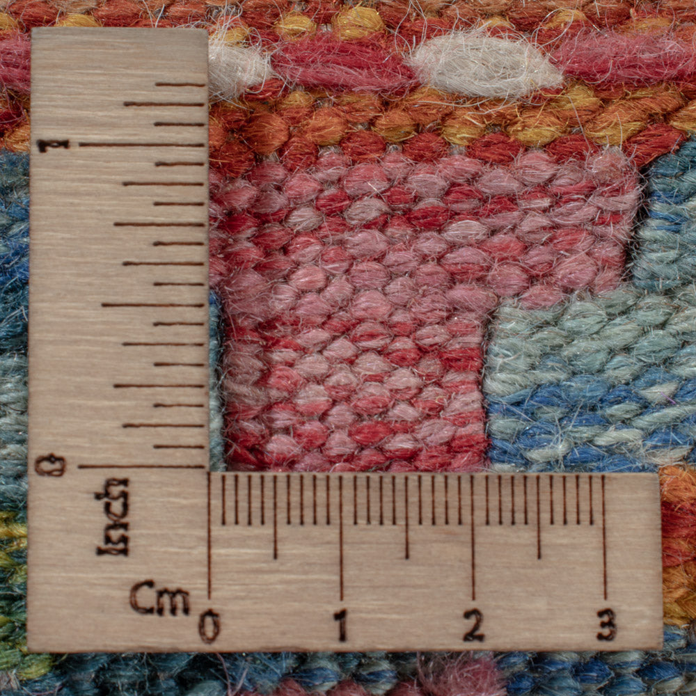 Kelim Rug - Splash - 294 x 206 cm - multicolored