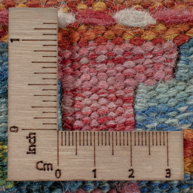 Kelim Rug - Splash - 294 x 206 cm - multicolored