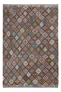 Kelim Rug - Splash - 300 x 206 cm - multicolored