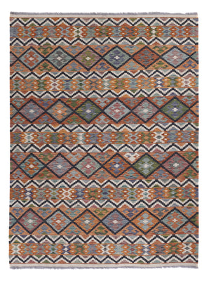 Kelim Rug - Splash - 244 x 185 cm - multicolored