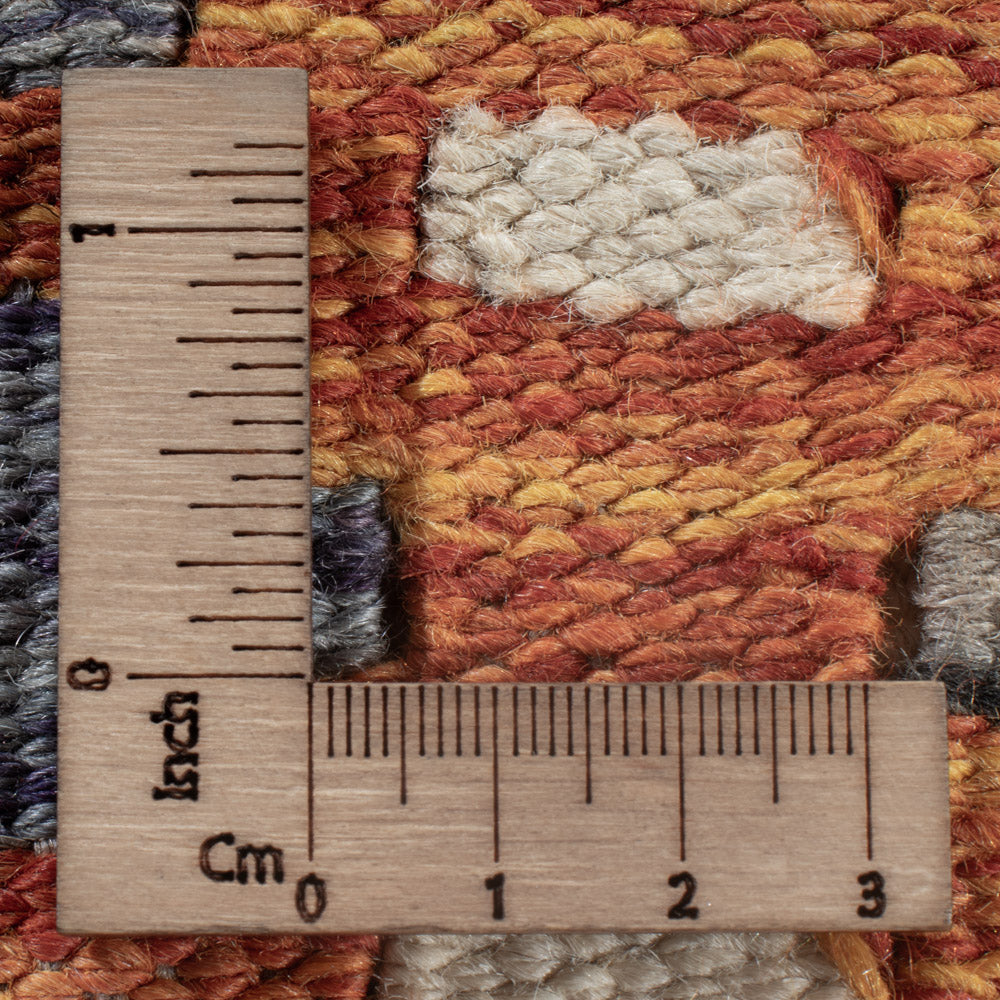 Kelim Rug - Splash - 244 x 185 cm - multicolored