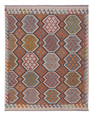 Kelim Rug - Splash - 192 x 155 cm - multicolored